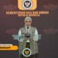 Juru Bicara Kementerian Haji dan Umrah, Maria Assegaf, dalam konferensi pers di Jakarta, Sabtu (25/4/2026). ( Foto : Dok. Kemenhaj)