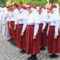 Suasana upacara peringatan Hari Pendidikan Nasional 2026 di Halaman Kantor Wali Kota Lhokseumawe, Sabtu (2/5/2026). (Foto: Humas Pemko Lhokseumawe)